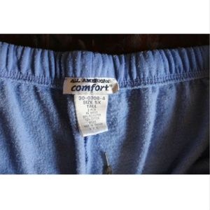 All American Comfort Pants Womens Blue Sweat Poshmark